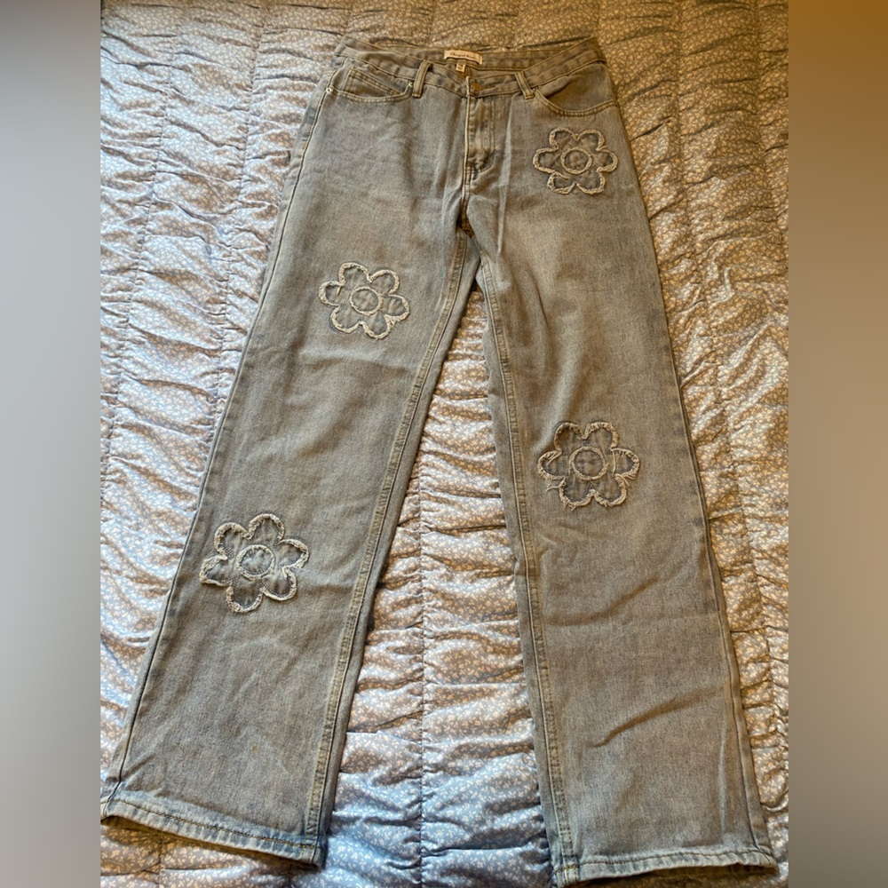 Flower Patchwork Jeans!!!!